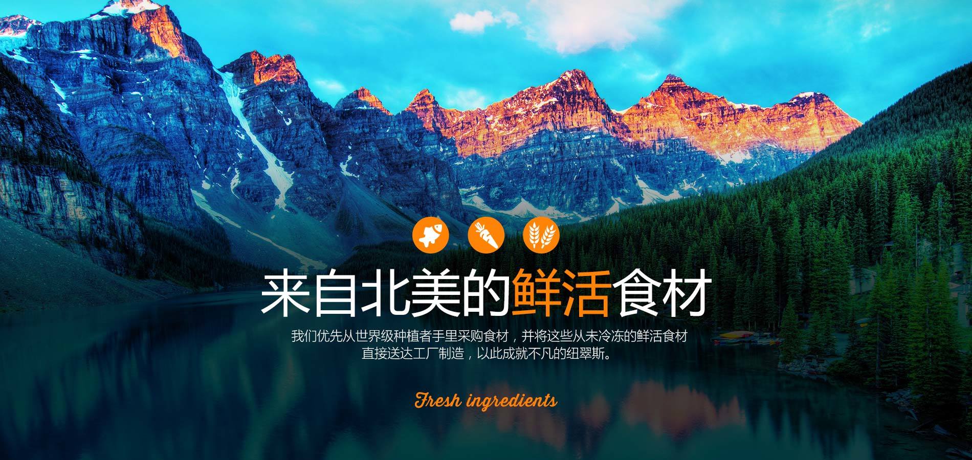 来自北美的鲜活食材